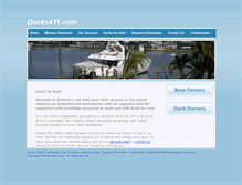 Tablet Screenshot of docks411.com